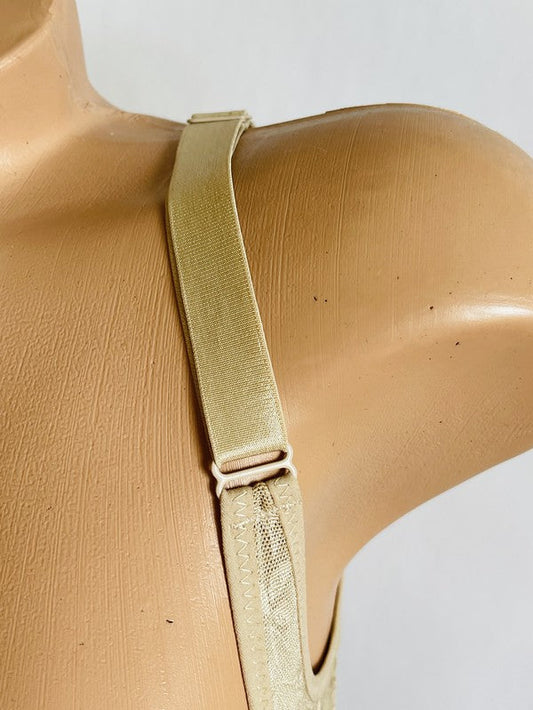 65036 Floral Mesh Body shaper With Straps