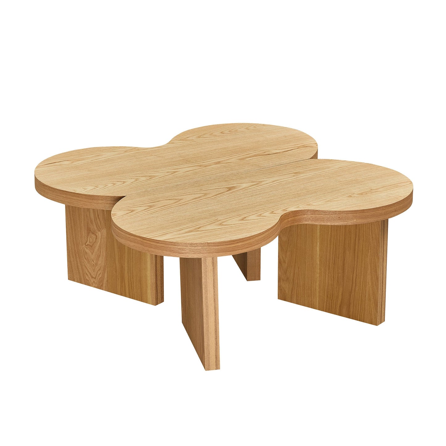 Modern Butterfly MDF Coffee Table, Used in Living Rooms, Bedrooms, Offices, With a Butterfly Shaped Appearance, NATURE
