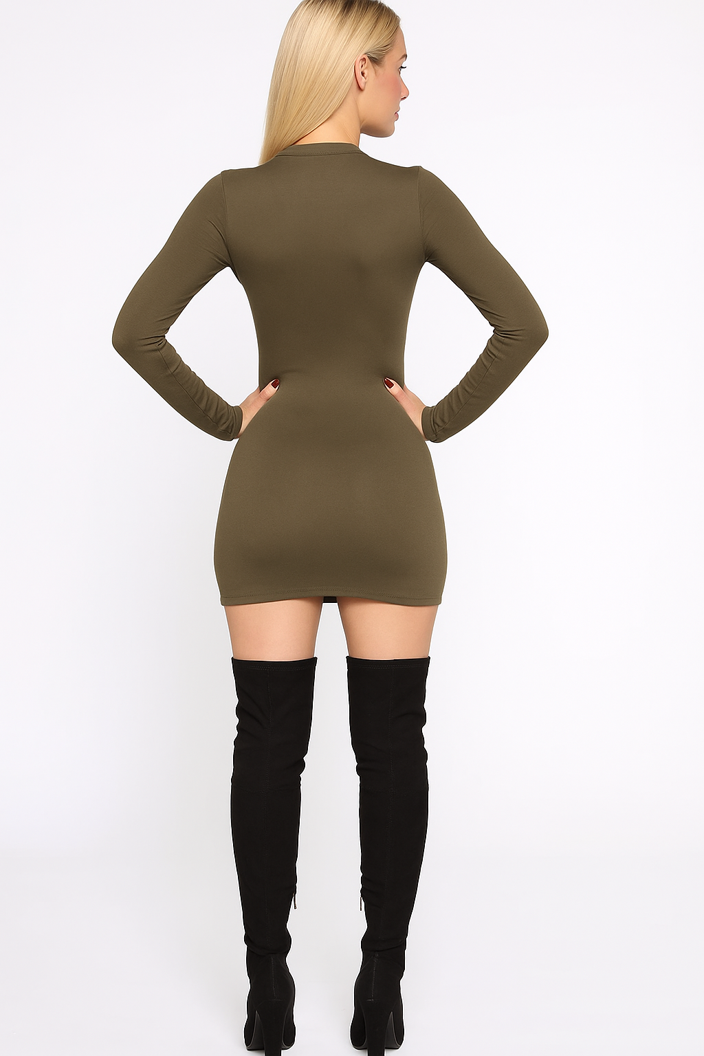 Karter Double Lined LS Mini Dress