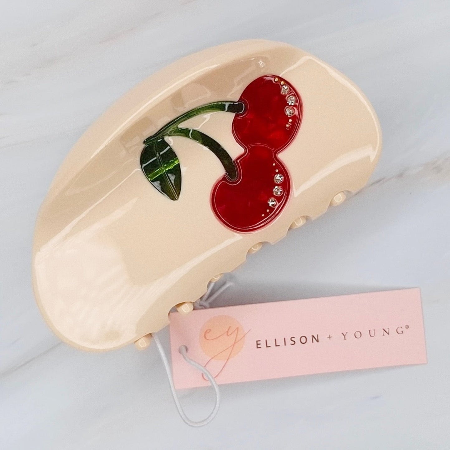 Fresh Cut Cherries Hair Claw