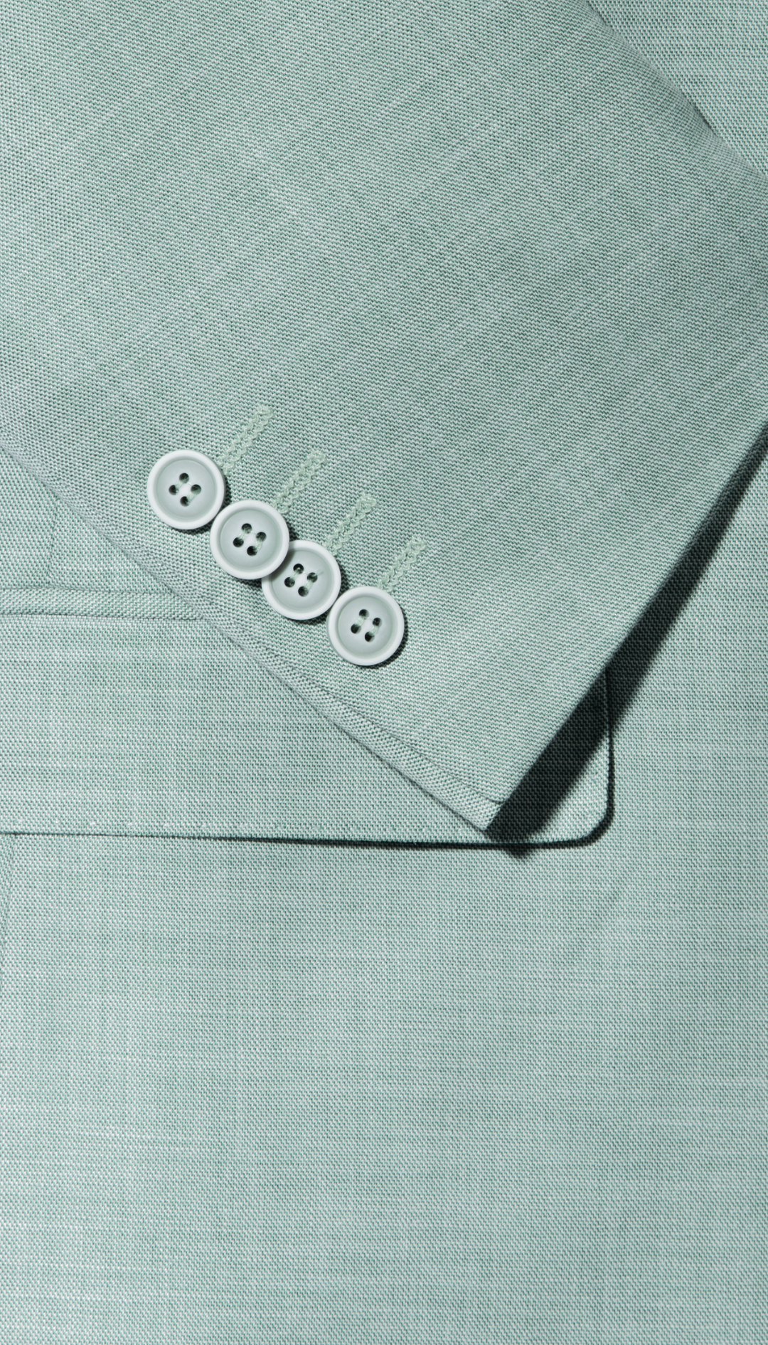 Slim Fit Two Button 3-Piece Sharkskin Business Suit – Moss Green