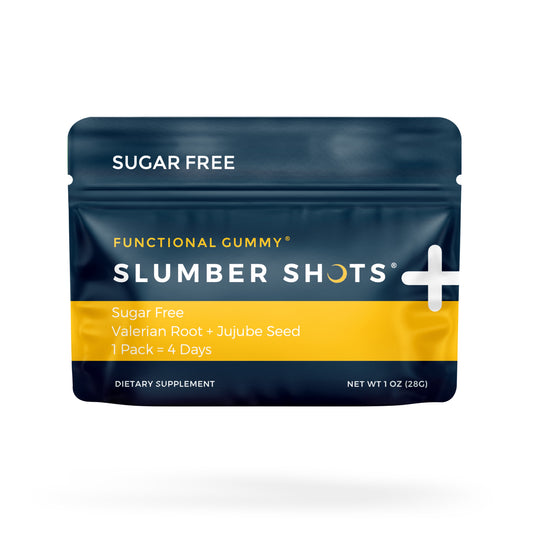 Slumber Shots - Sugar Free - Sleep Aid Gummies | 12-Pack, Mango Flavor