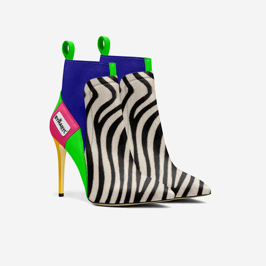 Vegan Heeled Shoe Women BYMANYC ® New York Chelsea Noir Edge