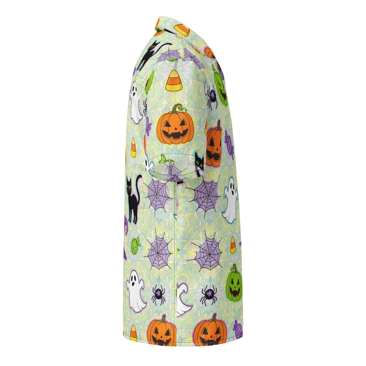 Colorful Halloween 1 Unisex Button Shirt