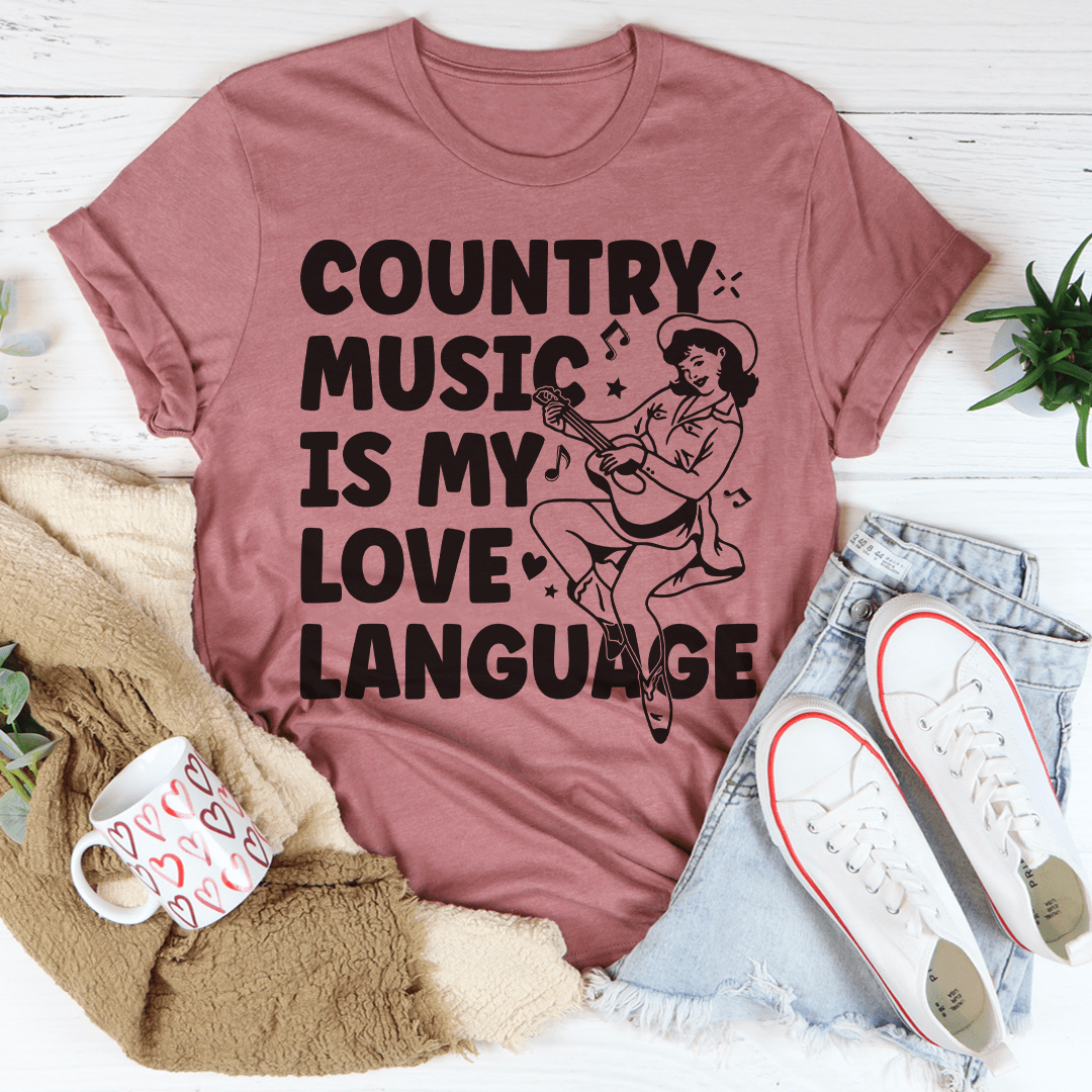 Country Music Is My Love Language Tee