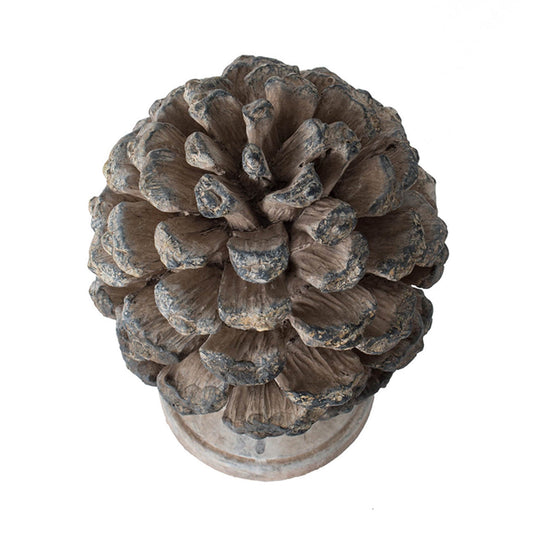 D7x10.5' Table Decor, Pinecone