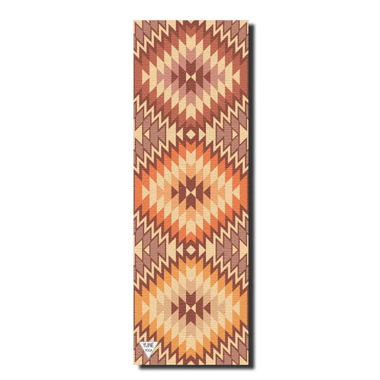 Red Rocks Sunrise Yoga Mat – 6 Mm Extra Thick, Double-Sided Non-Slip, Eco-Friendly PER With Desert Sunrise Design | Yune