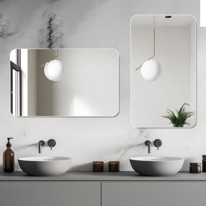Bathroom Vanity Mirror , Wall-Mounted Mirror for Bathroom Anti-Fog Waterproof