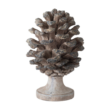 D7x10.5' Table Decor, Pinecone