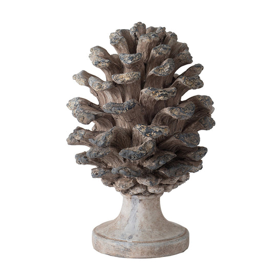 D7x10.5' Table Decor, Pinecone