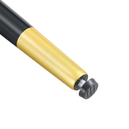 Modern Brown Suede-Like Velvet Dining Chair Set With Black Metal Legs and Gold Accents