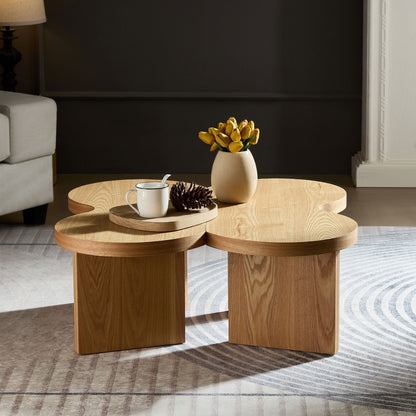 Modern Butterfly MDF Coffee Table, Used in Living Rooms, Bedrooms, Offices, With a Butterfly Shaped Appearance, NATURE