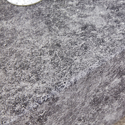 Modern Simple Gray Texture MDF Coffee Table With Spacious Top and Sturdy Legs, 43.3'x21.6'x17.2'