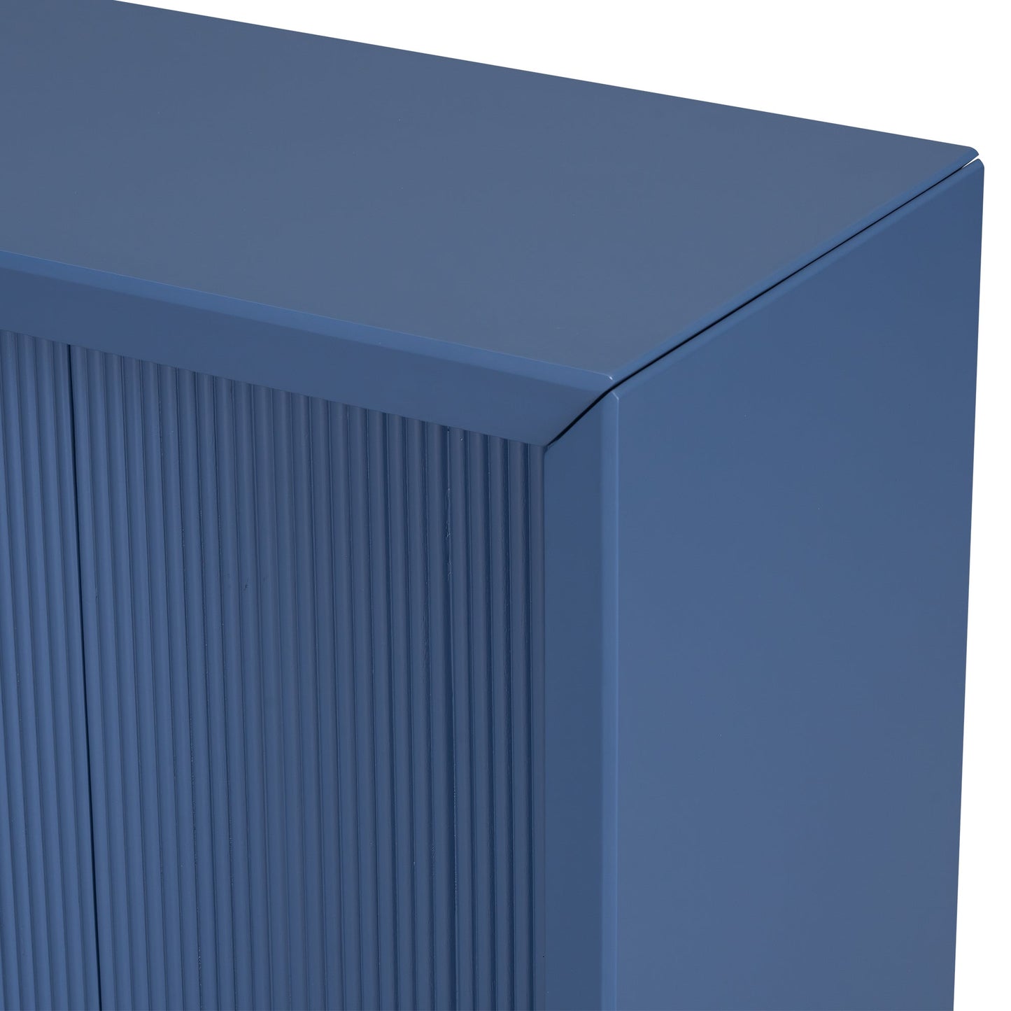 Acacia Wood Veneer Simple Entryway Table With Wavy Design,Suitable for Study,Entryway, Hallway, Living Room, Foyer