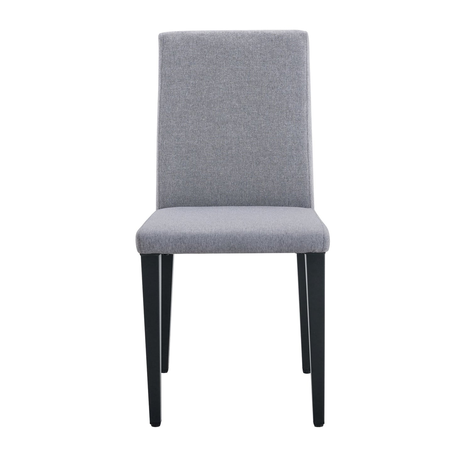 Exquisite Light Gray Linen-Cotton Dining Chairs Set of 4, Simple and Versatile Design With Comfortable Seating