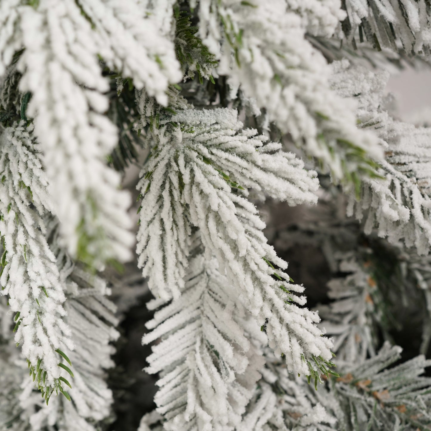 Pre-Lit Christmas Artificial Tree 4-Piece Set, Garland, Wreath and Set of 2 Entrance Trees, X-Mas With LED Lights, PVC F