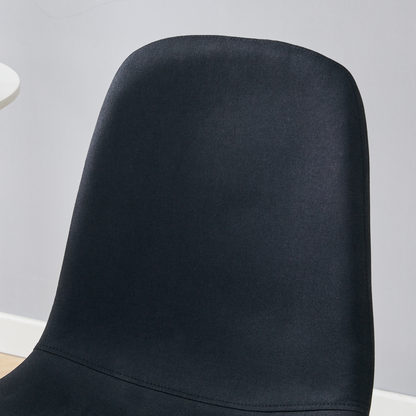 Table and Chair Set. Modern Multifunctional Lifting Platform, White Textured Sticker MDF Desktop, Gold Metal Legs. Paire