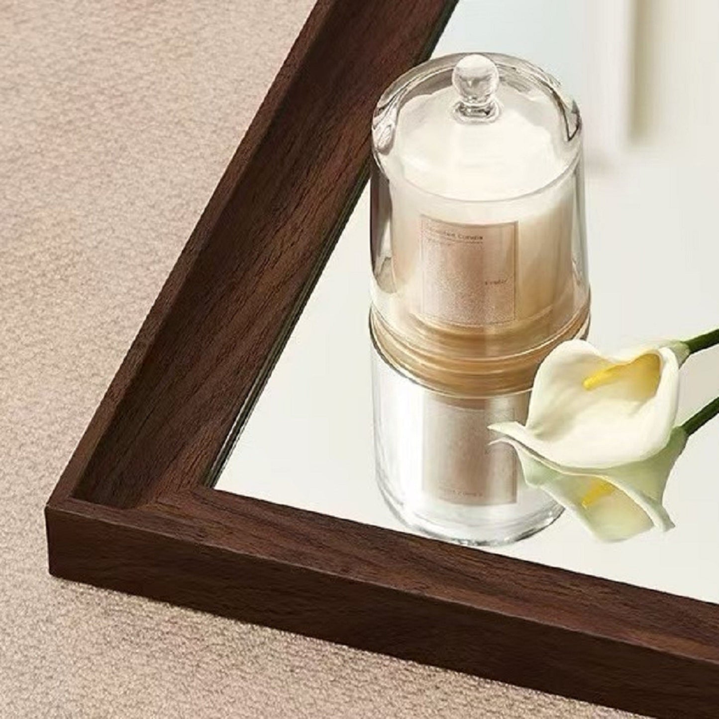 70*32 Inch Full-Body Floor Mirror With Artificial Wood Frame, Elegant Design and Durability, a Must-Have for Bedrooms, C