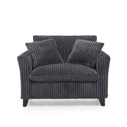 Lazy Sofa Chair, Comfortable Single-Person Sofa Chair, With a Backrest and Soft Seat Cushion, Having Armrests on Both Si