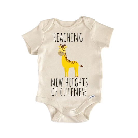 Giraffe Safari Animal - Baby Boy Girl Clothes Infant Bodysuit Funny Cute Newborn