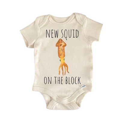 Squid Octopus Nautical - Baby Boy Girl Clothes Infant Bodysuit Funny Cute Newborn