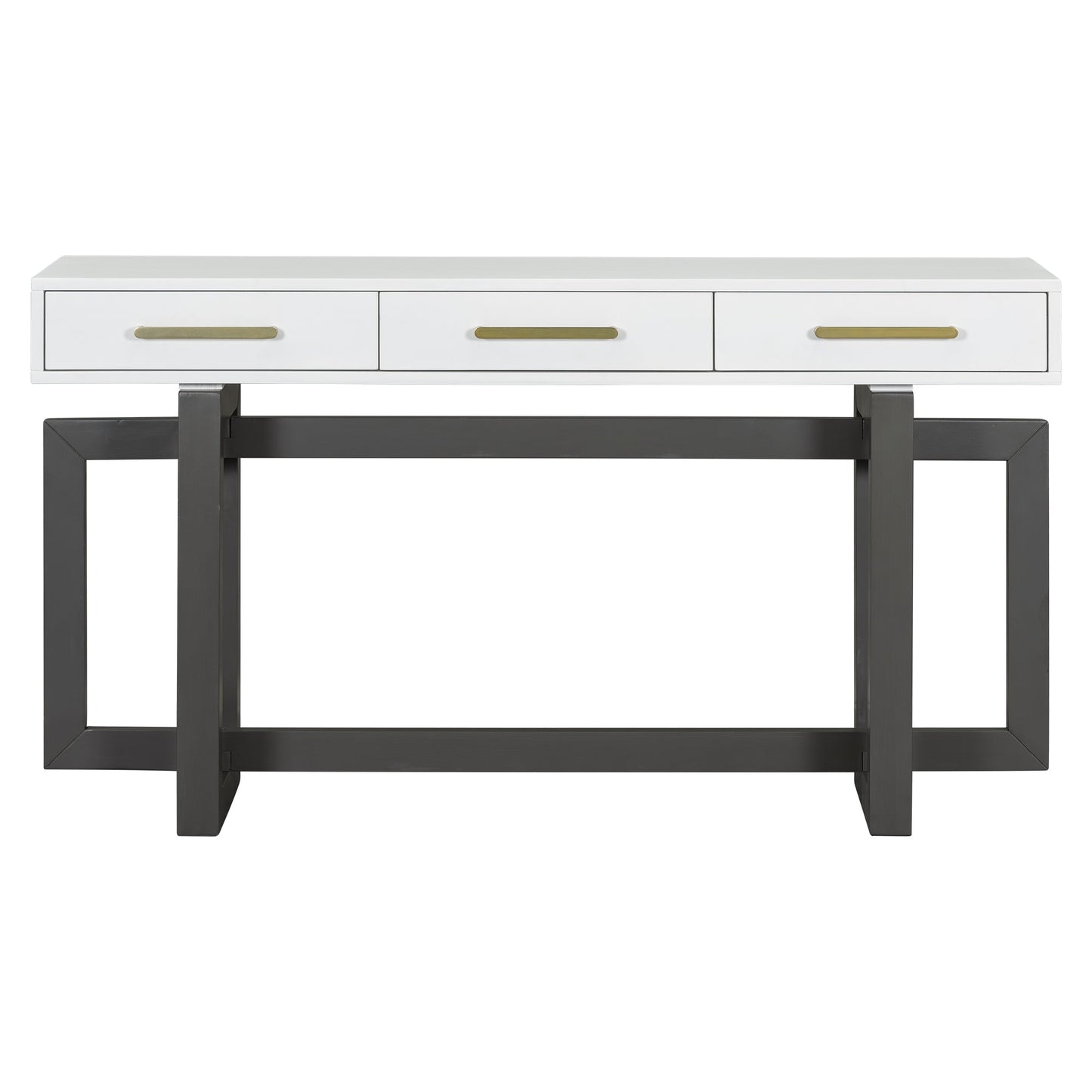 Elegant Console Table With Three Drawers, Extra Long Entryway Table for Entryway, Hallway, Living Room, Foyer, Corridor