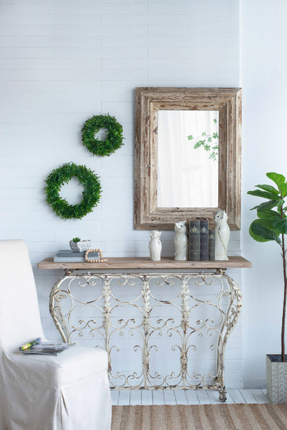 S/2 Greenery Wreath for Home Wedding Wall Window Decoration