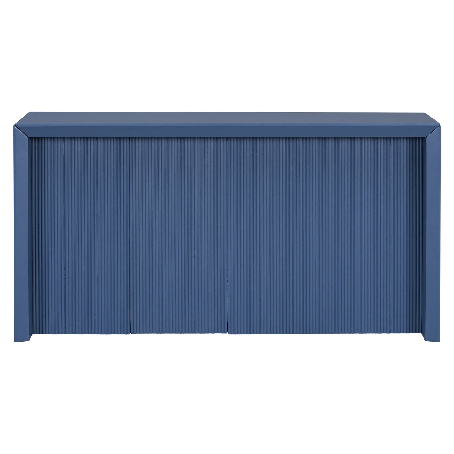 Acacia Wood Veneer Simple Entryway Table With Wavy Design,Suitable for Study,Entryway, Hallway, Living Room, Foyer