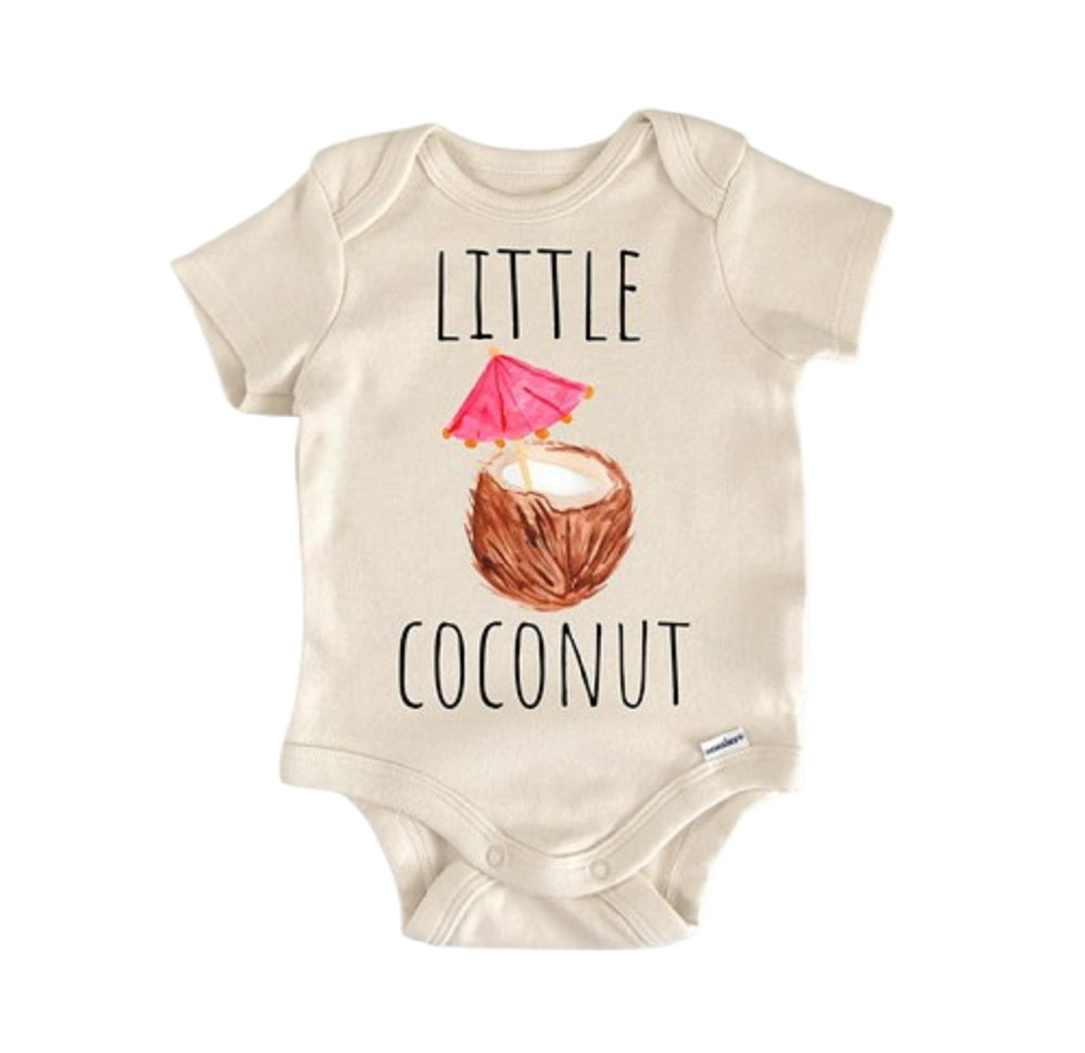 Coconut Tropical - Baby Boy Girl Clothes Infant Bodysuit Funny Cute Newborn