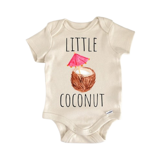 Coconut Tropical - Baby Boy Girl Clothes Infant Bodysuit Funny Cute Newborn
