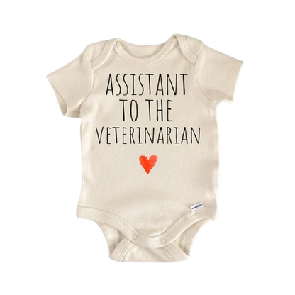 Veterinarian Vet Tech - Baby Boy Girl Clothes Infant Bodysuit Funny Cute Newborn