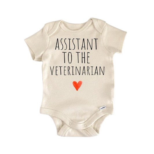 Veterinarian Vet Tech - Baby Boy Girl Clothes Infant Bodysuit Funny Cute Newborn