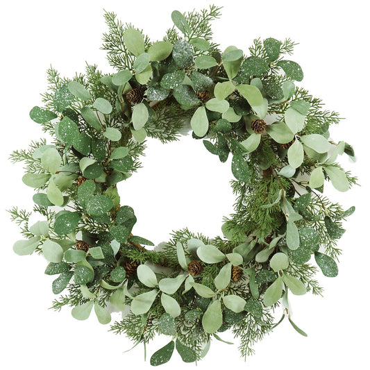 D24' Foliage/Cedar Wreath, Green