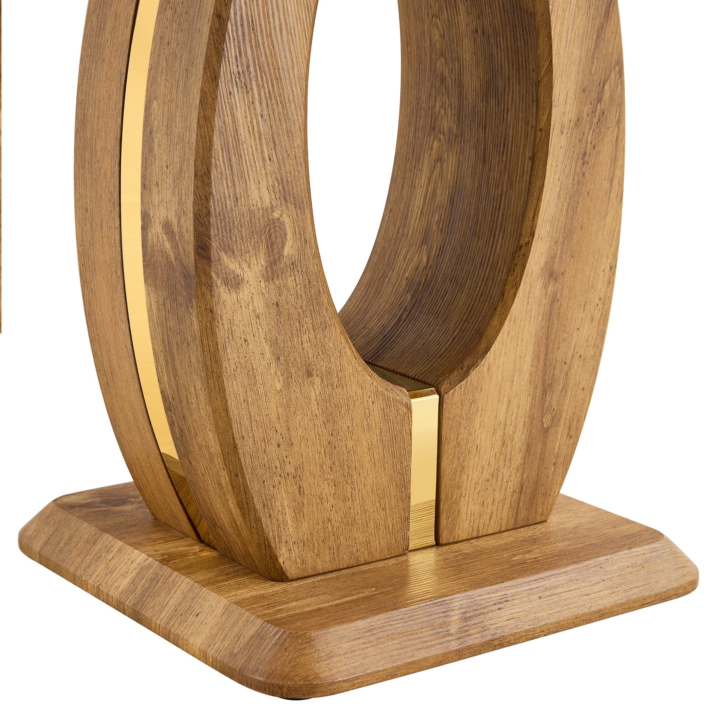 Modern Minimalist Wood Texture Sticker-Patterned MDF Square Coffee Table. Add a Quiet and Cozy Atmosphere to Your home.W