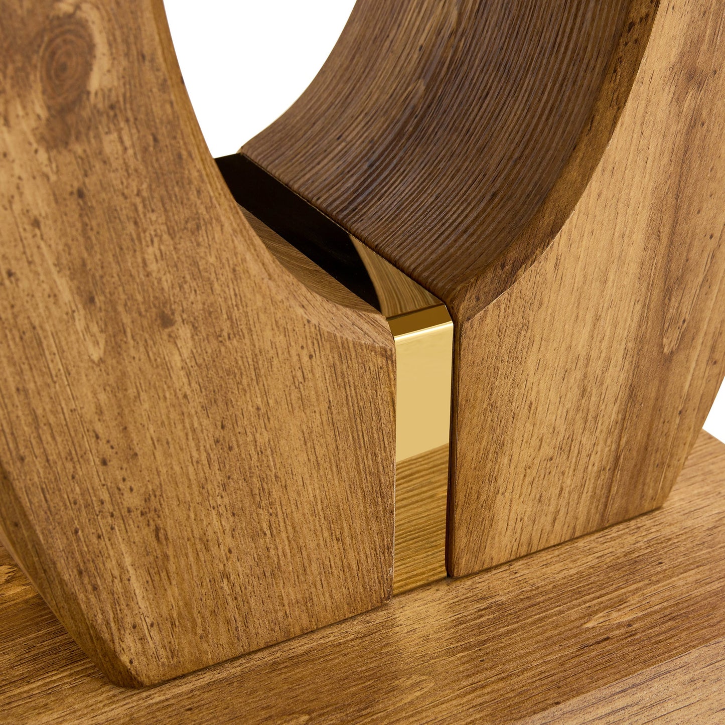 Modern Minimalist Wood Texture Sticker-Patterned MDF Square Coffee Table. Add a Quiet and Cozy Atmosphere to Your home.W