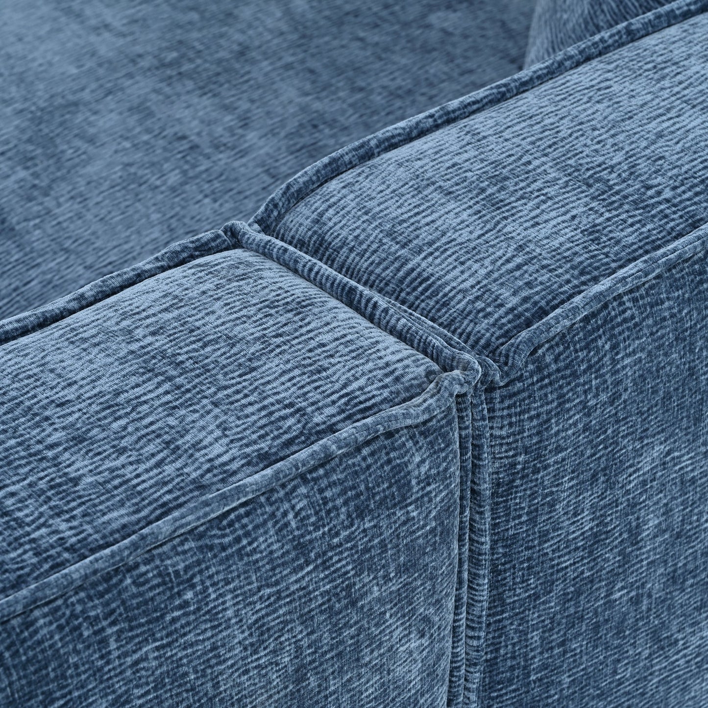 Modern Style Sectional Sofa,Sponge Sectional Sofa Couch,Modular L-Shape Sofa Couch With Elegant Curved Design and Luxuri