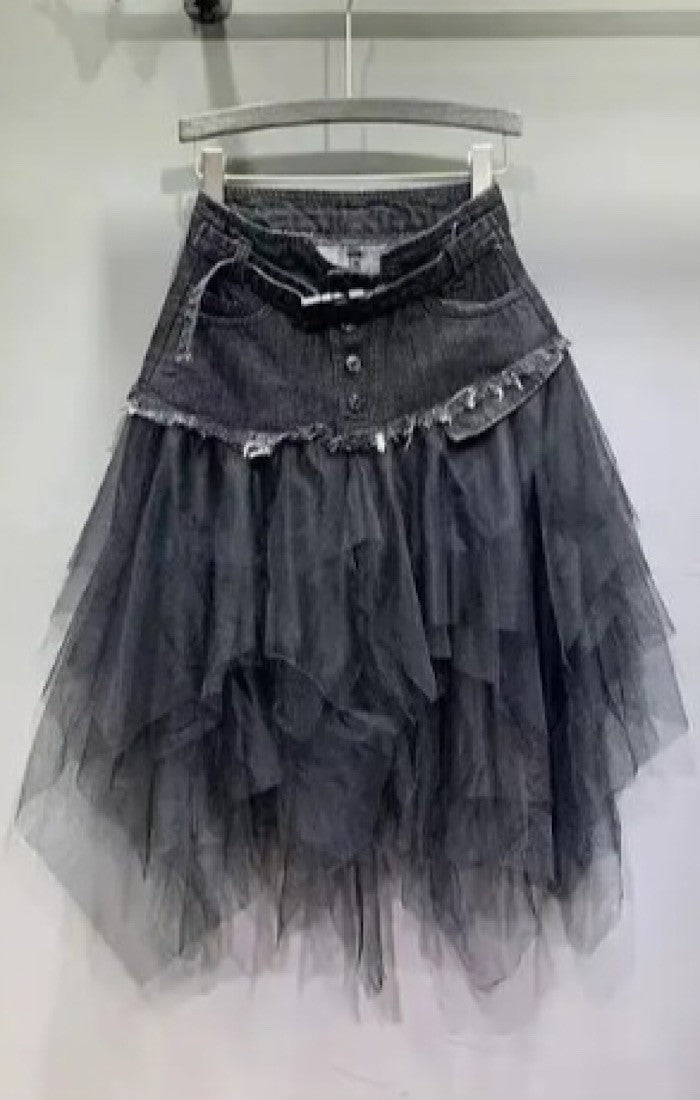 Denim Tutu Skirt