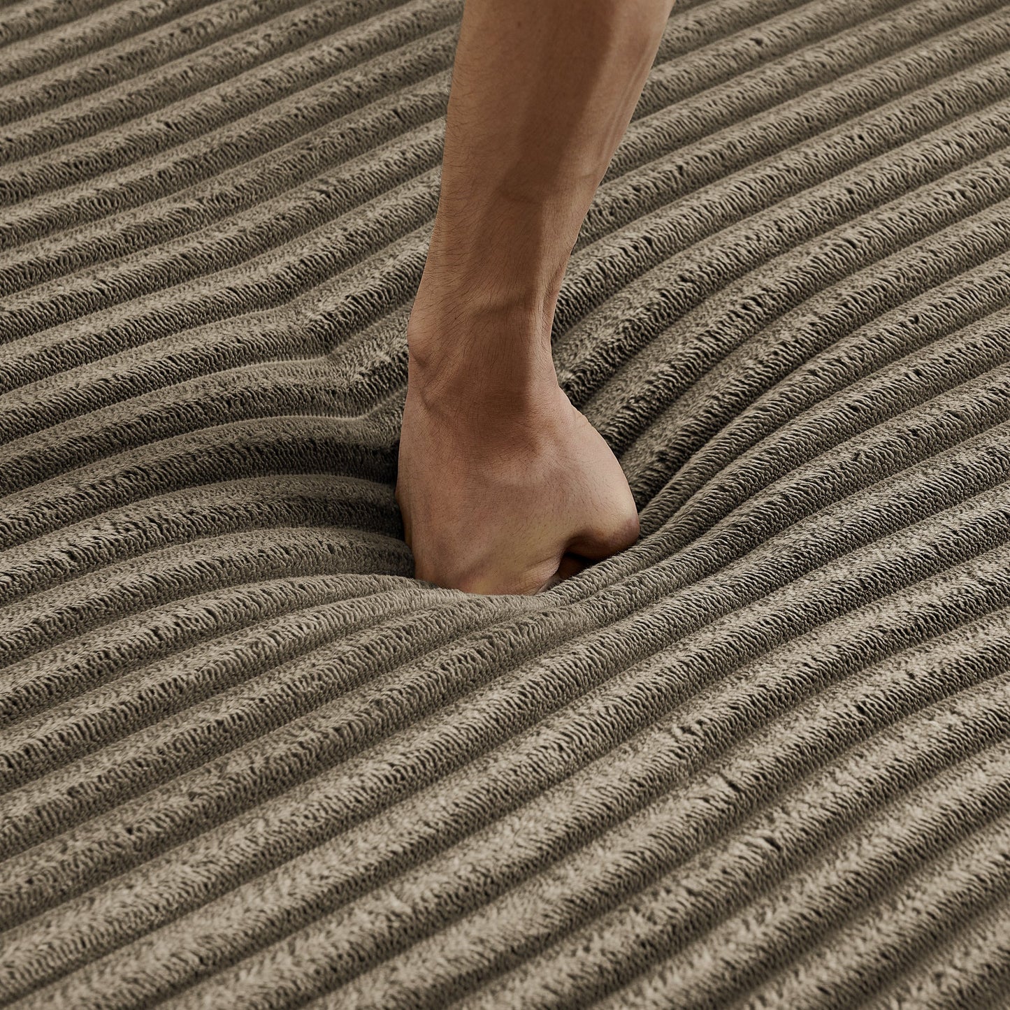 Right Sofa Seat,L Shape Modular Sectional Sofa, Compressed Sectional Sofa Modern Minimalist Style Corduroy Couch,Unfold