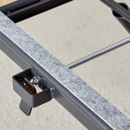 Modern Minimalist Multifunctional Lifting Table, With a 0.8-Inch Wood Grain Process Sticker Desktop and Black Metal Legs