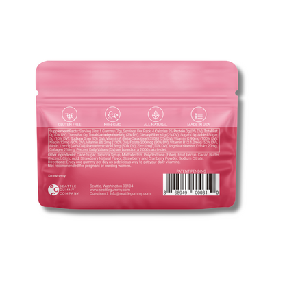 Multivitamin Gummy with Angelica | Strawberry (12-Pack)