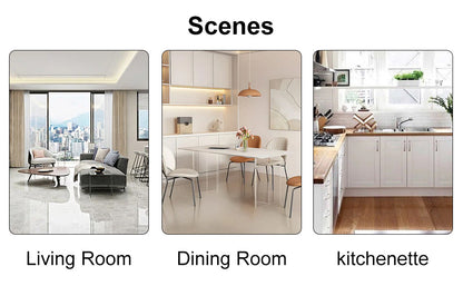 A Glass Tabletop With a Diameter of 40 Inches and a Modern Minimalist Circular Dining Table With Gold Plated Metal Legs.