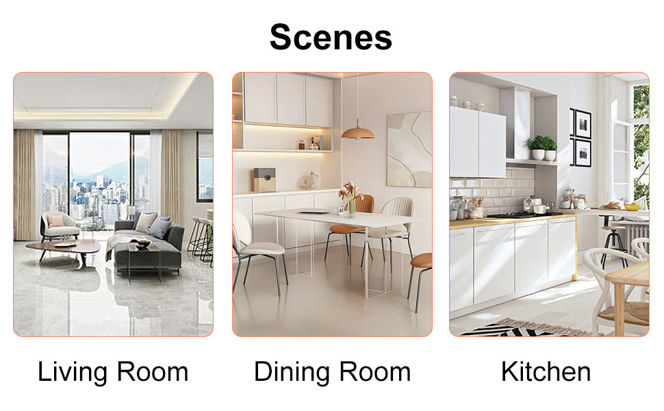 Modern Minimalist White Patterned Circular Dining Table and Coffee Table. MDF Desktop, Diameter 42 Inches, Stainless Ste