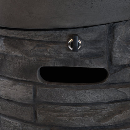 32000 BTU, CSA Certification Diameter 20 Inch Round Outdoor Gas Fire Pit,Contain 2.5kg Lava Stone and Rainproof Cover,Ma