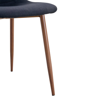 Table and Chair set.A 47.3-Inch Diameter Modern Splicing Circular Dining Table - Double-Layer storage.Paired With 4 Blac