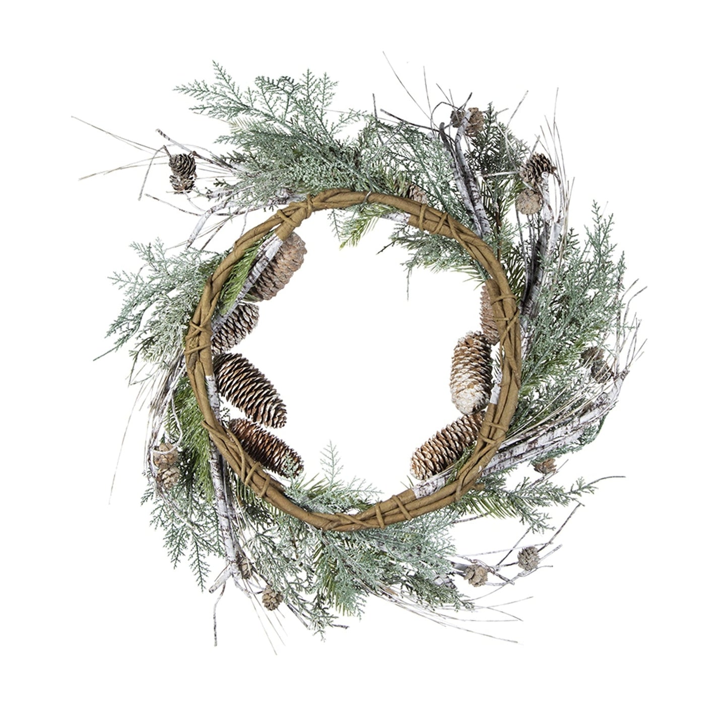 D24' Pine/Pinecone Wreath, Green