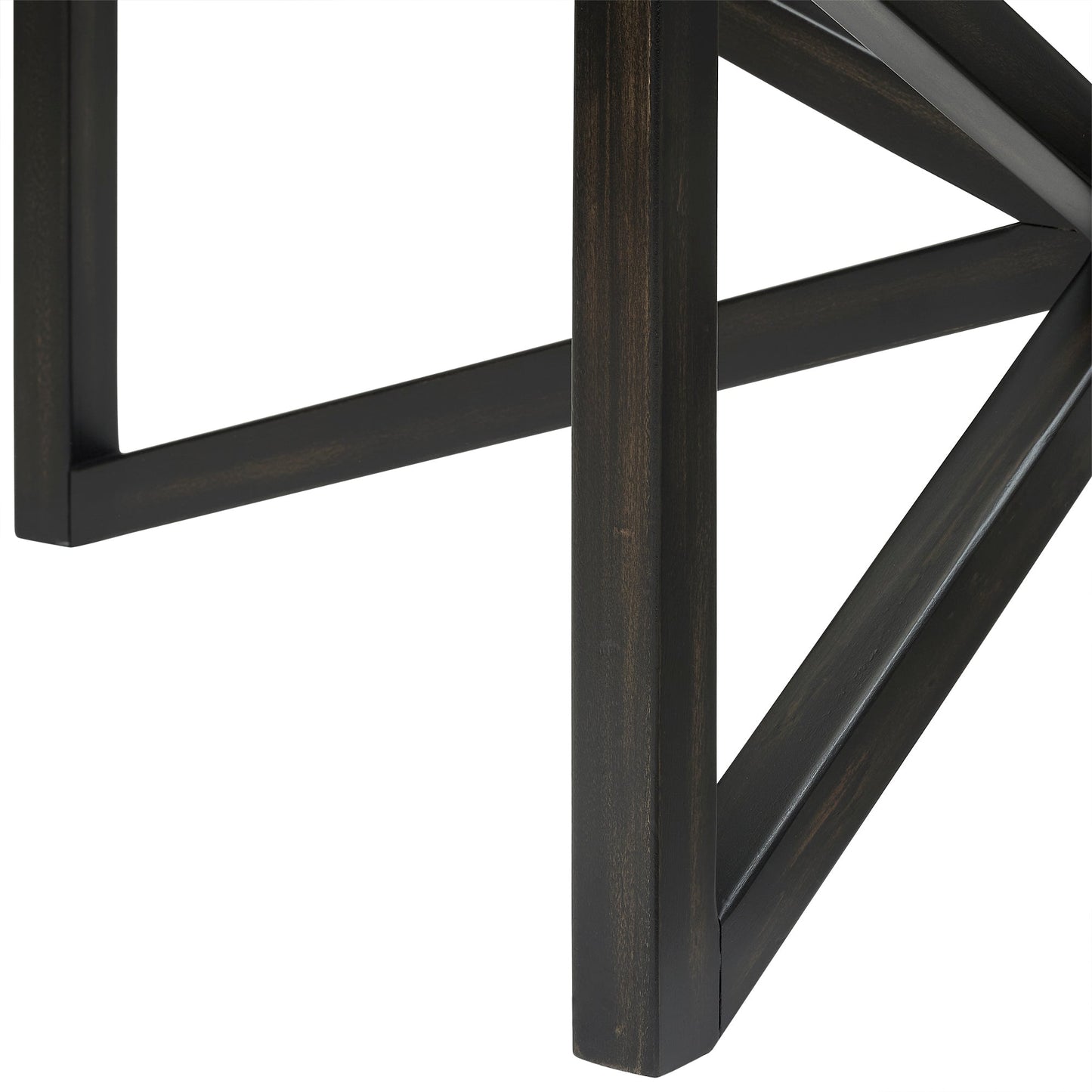 Modern Simple Glass Coffee Table, Tempered Glass Coffee Table Solid Wood Base Round Transparent Glass Top Modern Living