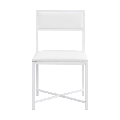 Modern Compact 63inch 5-Piece Extendable Dining Table Set, Foldable Square Kitchen Table Set With Storage Rack and 4 PU