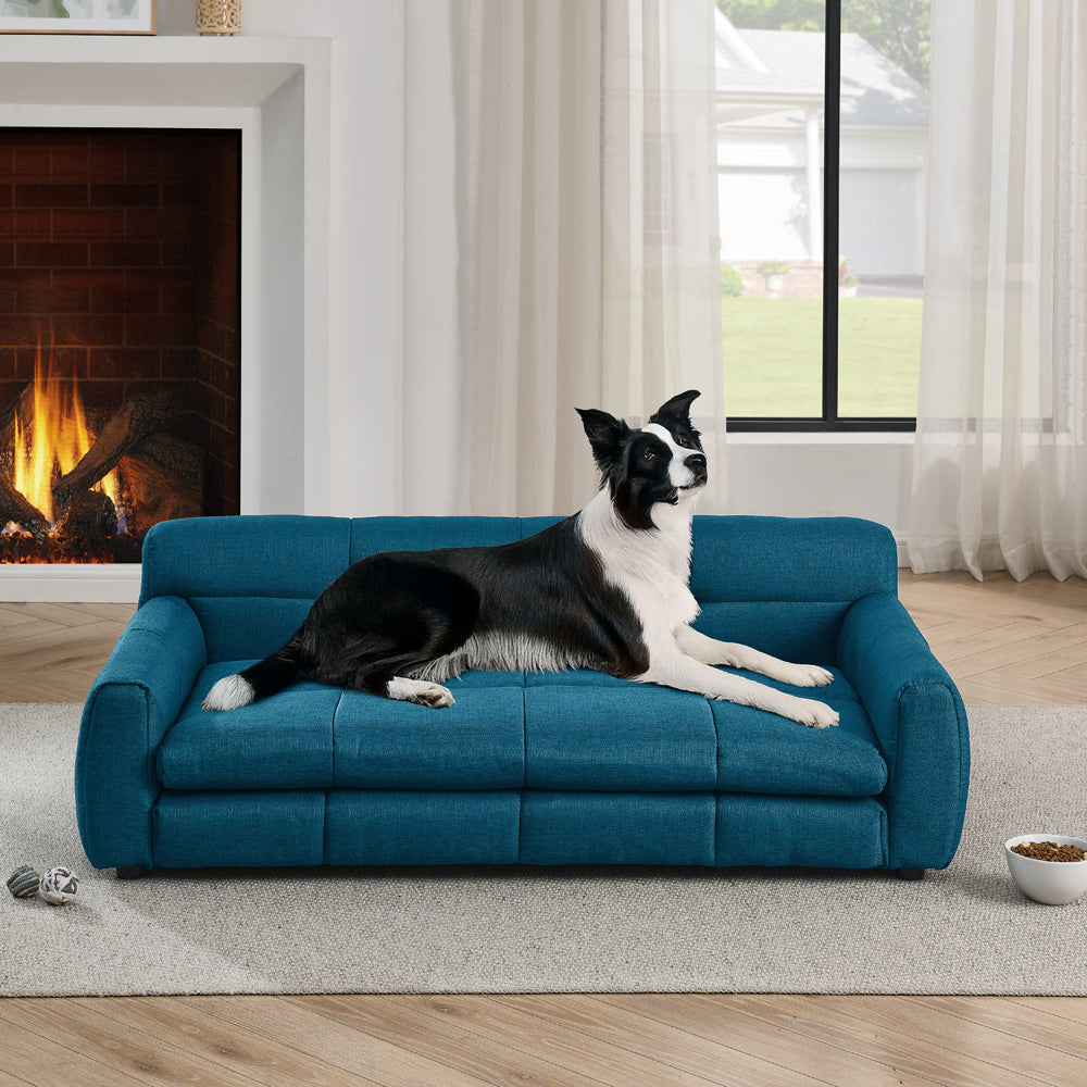 Soft and Comfortable Pet Bed for Big and Oversized Dogs, Durable Elevated Dog Sofa Bed, Comfortable Dog Sofa, Modern And