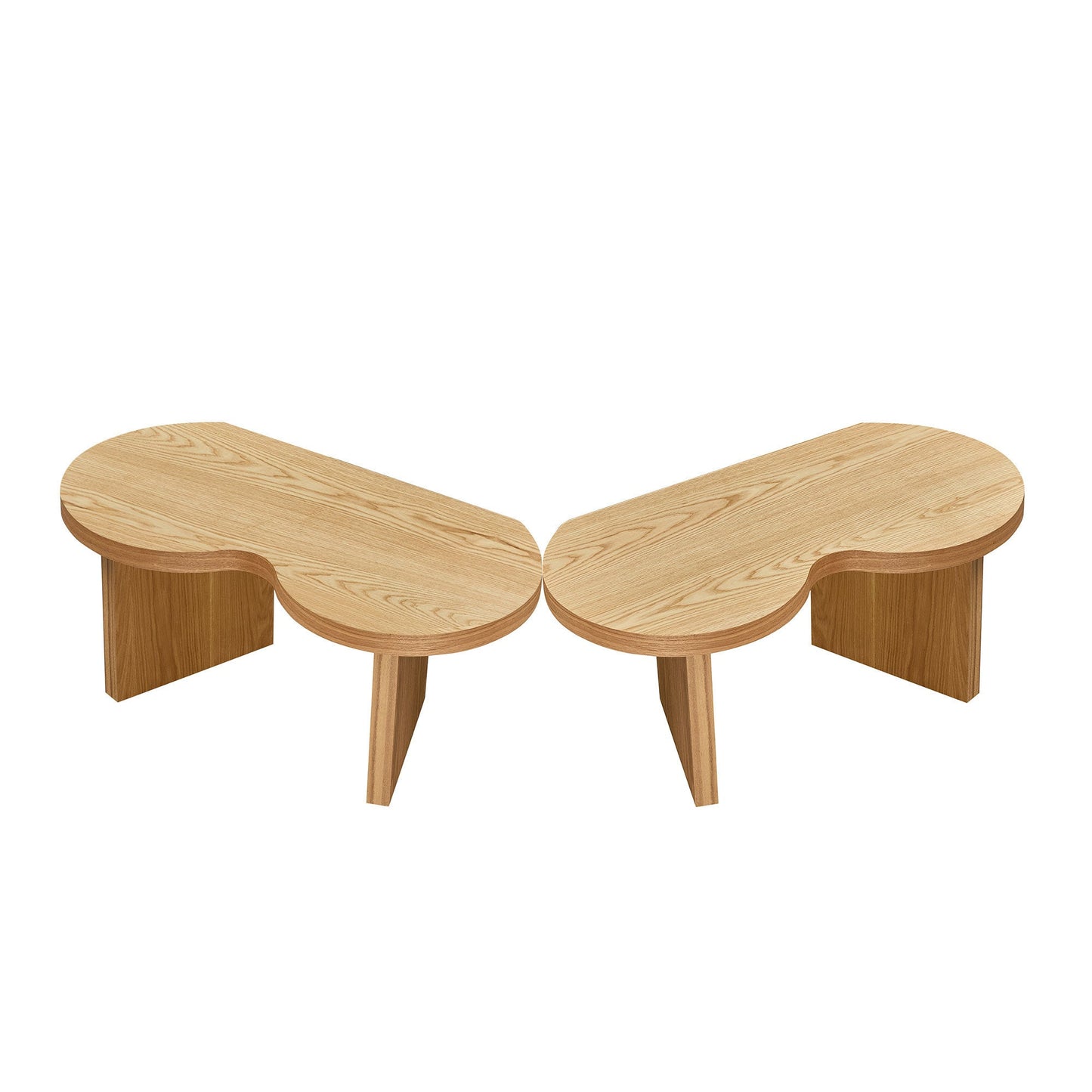 Modern Butterfly MDF Coffee Table, Used in Living Rooms, Bedrooms, Offices, With a Butterfly Shaped Appearance, NATURE