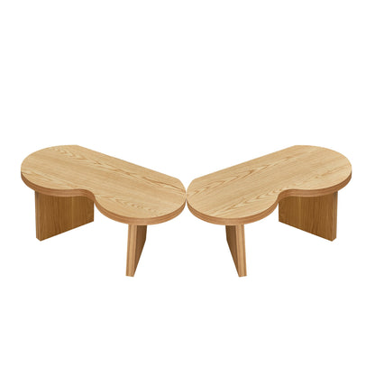Modern Butterfly MDF Coffee Table, Used in Living Rooms, Bedrooms, Offices, With a Butterfly Shaped Appearance, NATURE